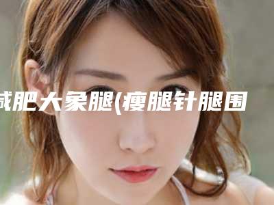 减肥大象腿(瘦腿针腿围不变看起来瘦了)