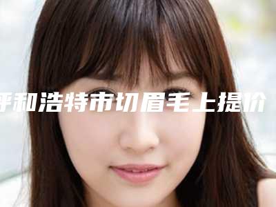 呼和浩特市切眉毛上提价位表2025含医院概况(切眉毛上提手术收费标准)