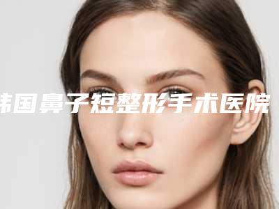 韩国鼻子短整形手术医院排行前十名都是这些(韩国鼻子短整形手术整形医院)